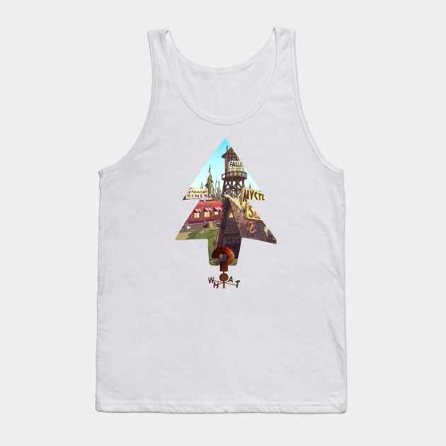 Gravity Falls Tank Top by bryant114